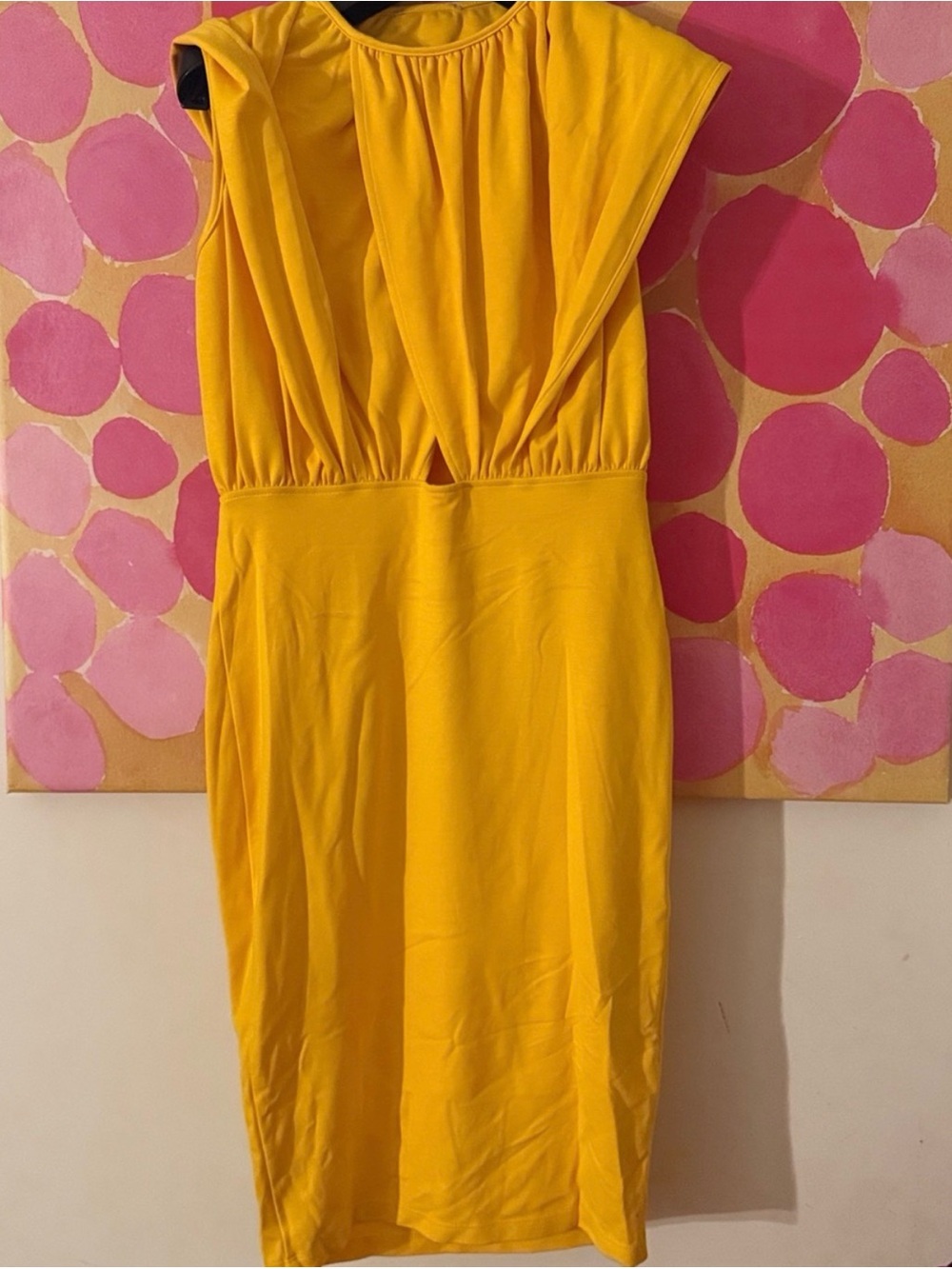 S by Serena new Sample Yellow Women’s Sleeveless Sexy Dress